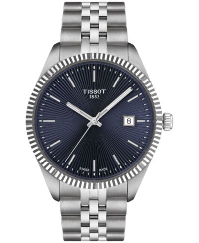Tissot Men's Swiss Ballade Stainless Steel Bracelet Watch 40mm