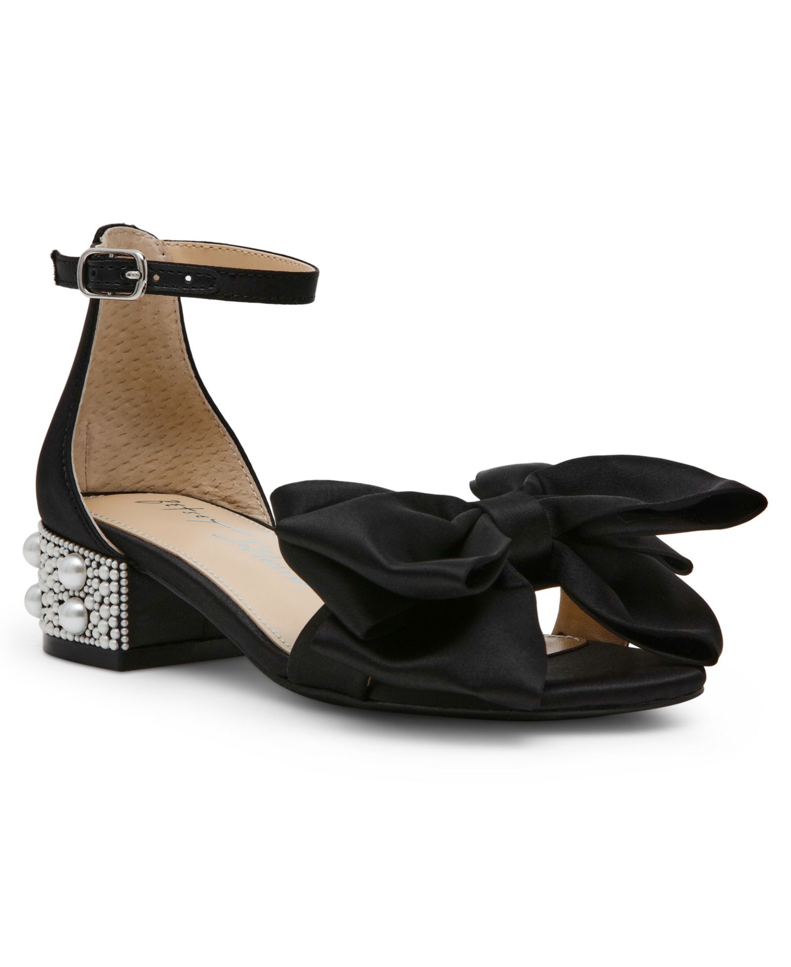 Сандалии Betsey Johnson Lulu с жемчужной шпилькой для девочек