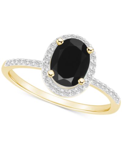 Lab-Created Ruby (1-1/4 ct. t.w.) & Lab-Created White Sapphire (1/5 ct. t.w.) Halo Ring in 10k White Gold (Also in Additional Gemstones)