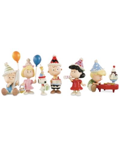 Набор фарфоровых фигурок Lenox Peanuts Birthday Party, 6 шт.