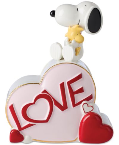 Фарфоровая баночка для конфет Lenox Snoopy Valentine's Day Porcelain Heart