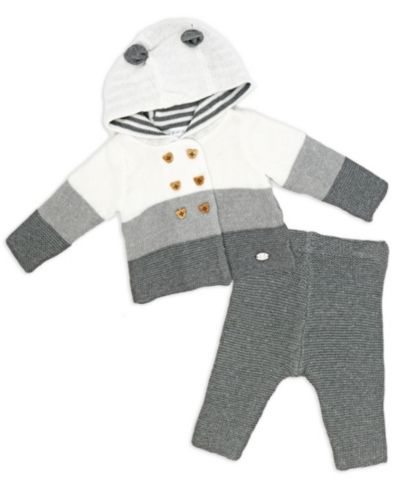 Комплект из 2 предметов Rock-a-Bye Baby Boutique для мальчиков и девочек: вязаная куртка и брюки