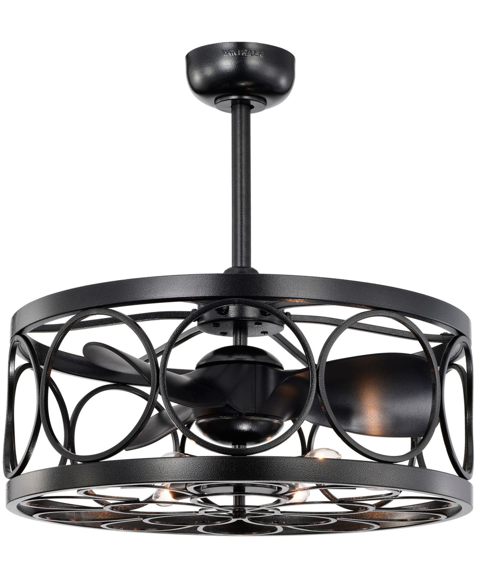 Home Accessories Sultan Indoor Ceiling Fan с комплектом освещения и пультом управления, 24.4"