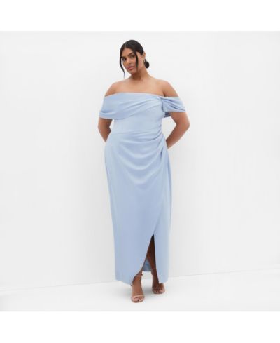 CITY CHIC Women's Paloma Off Shoulder Maxi Dress