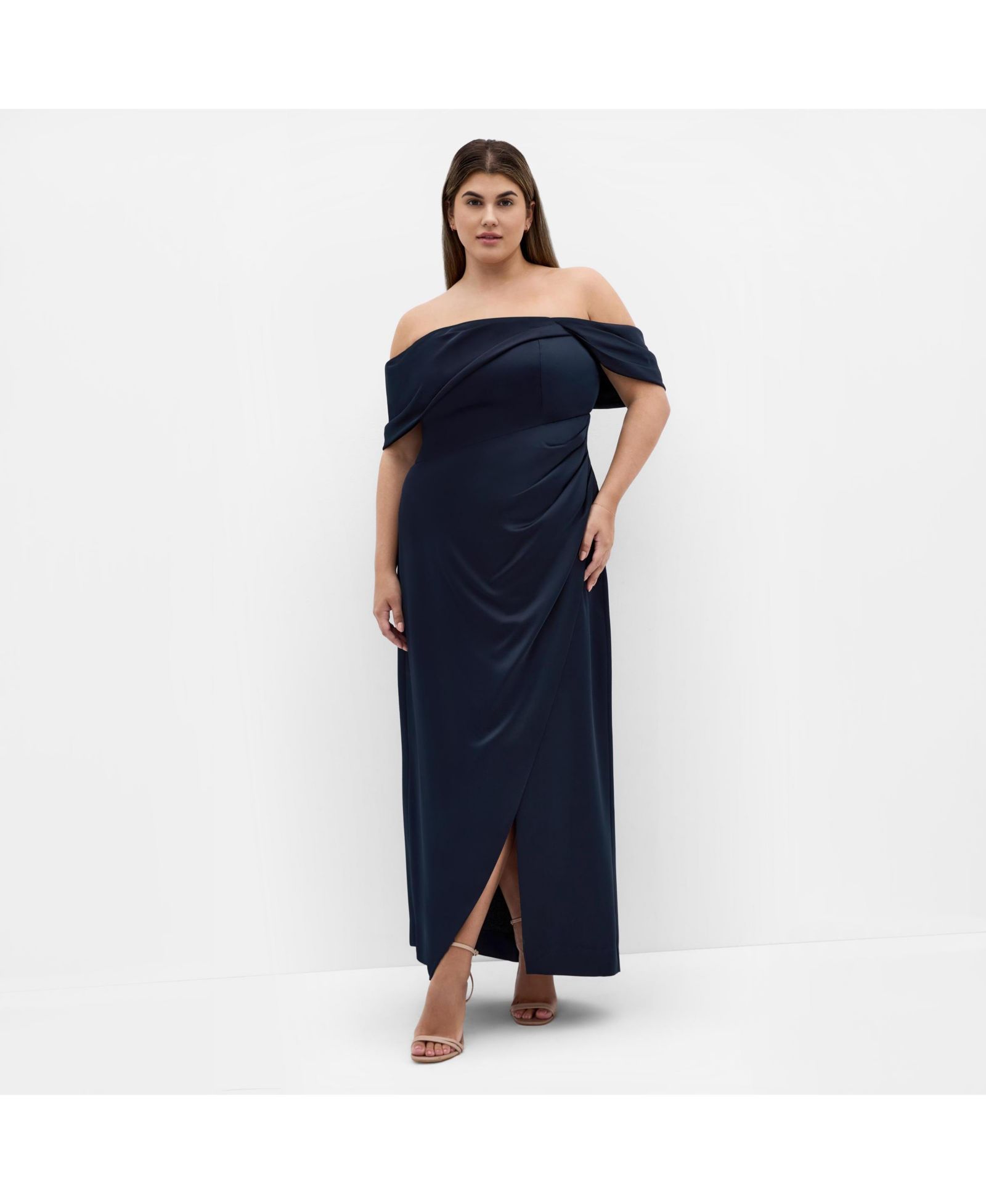 CITY CHIC Женское платье Paloma Off Shoulder Maxi