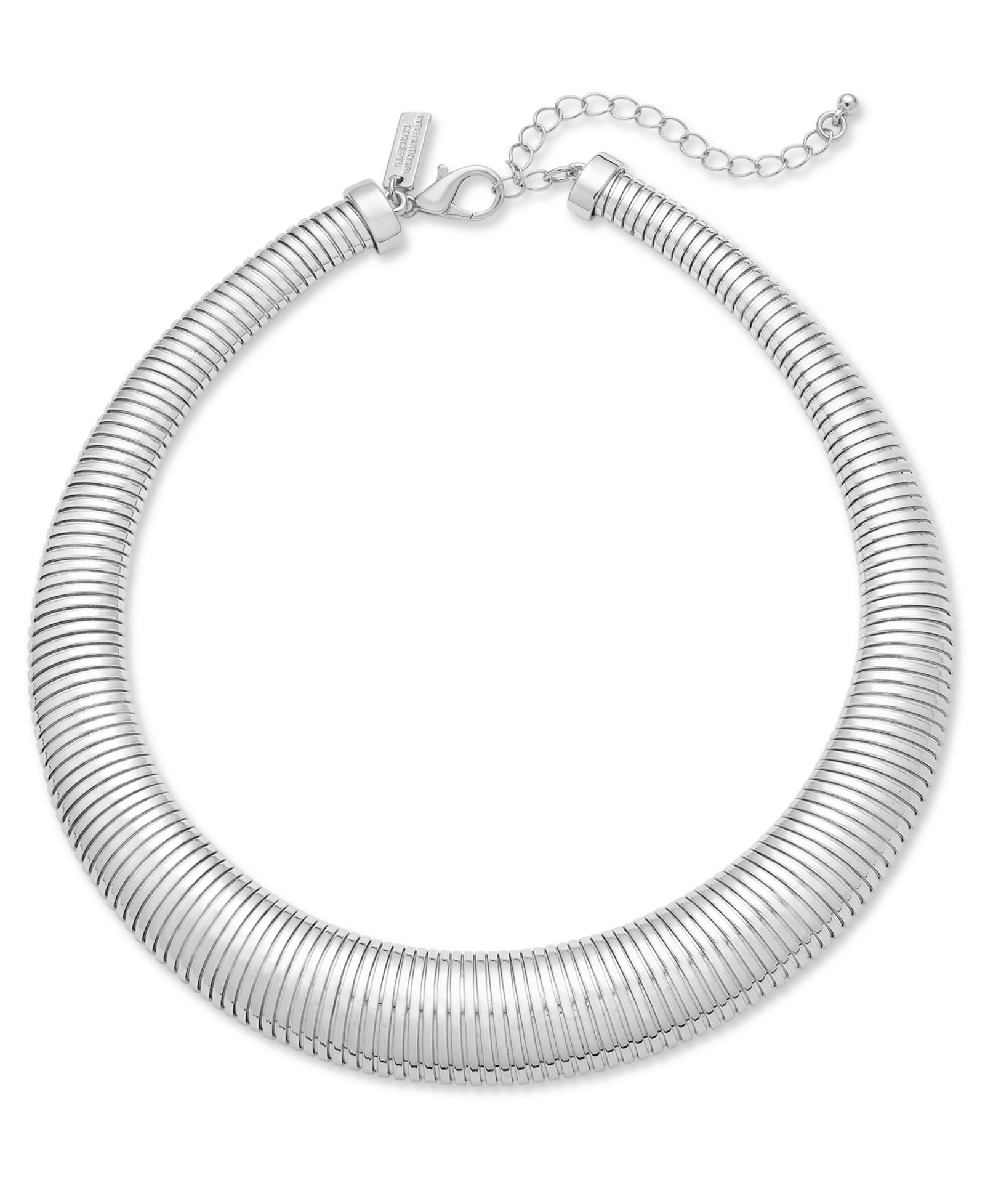 Золотистое ожерелье-чокер с цепью Omega, 17" + 3" удлинитель