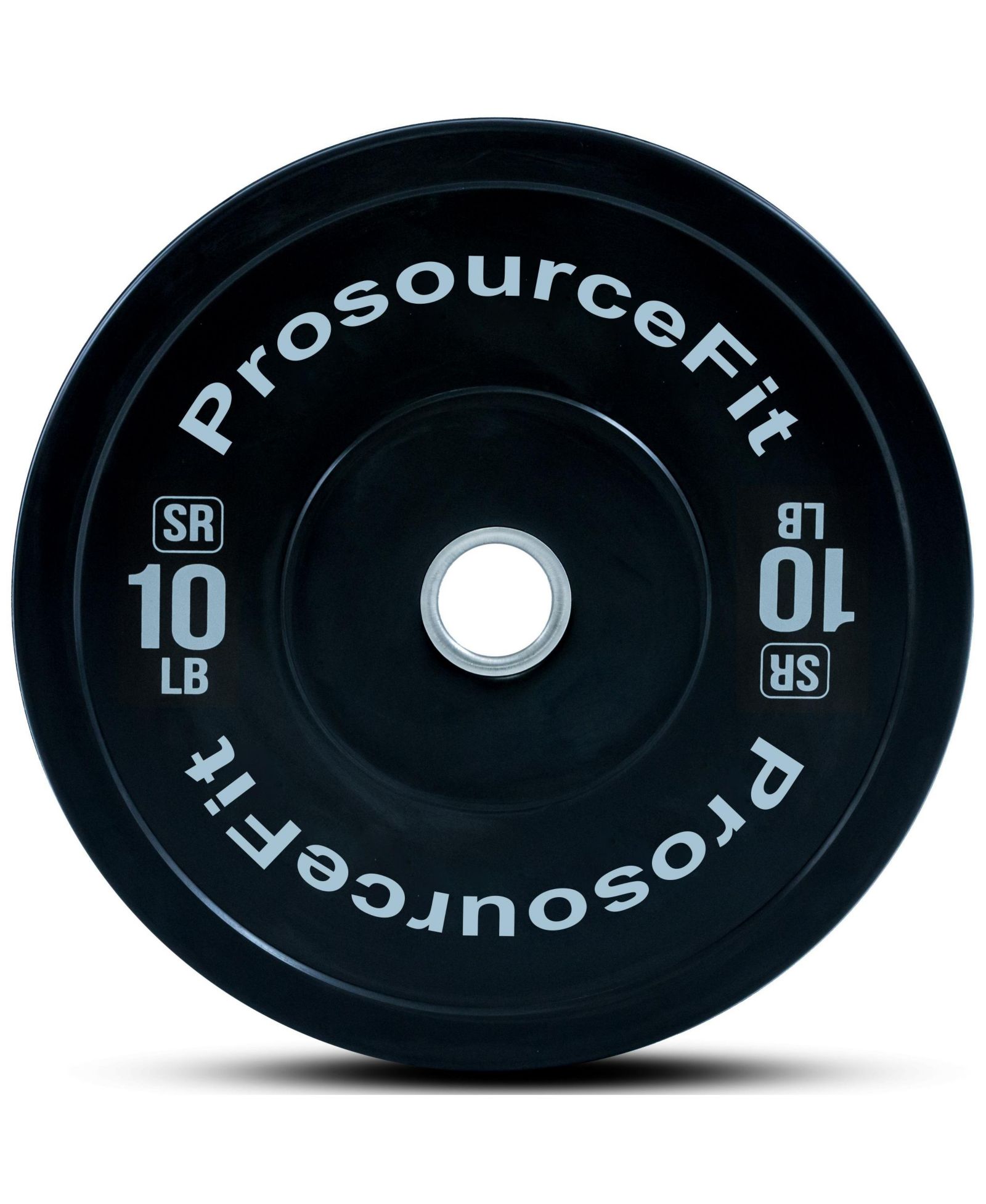 ProsourceFit Solid Rubber Bumper Plate, 10 lb
