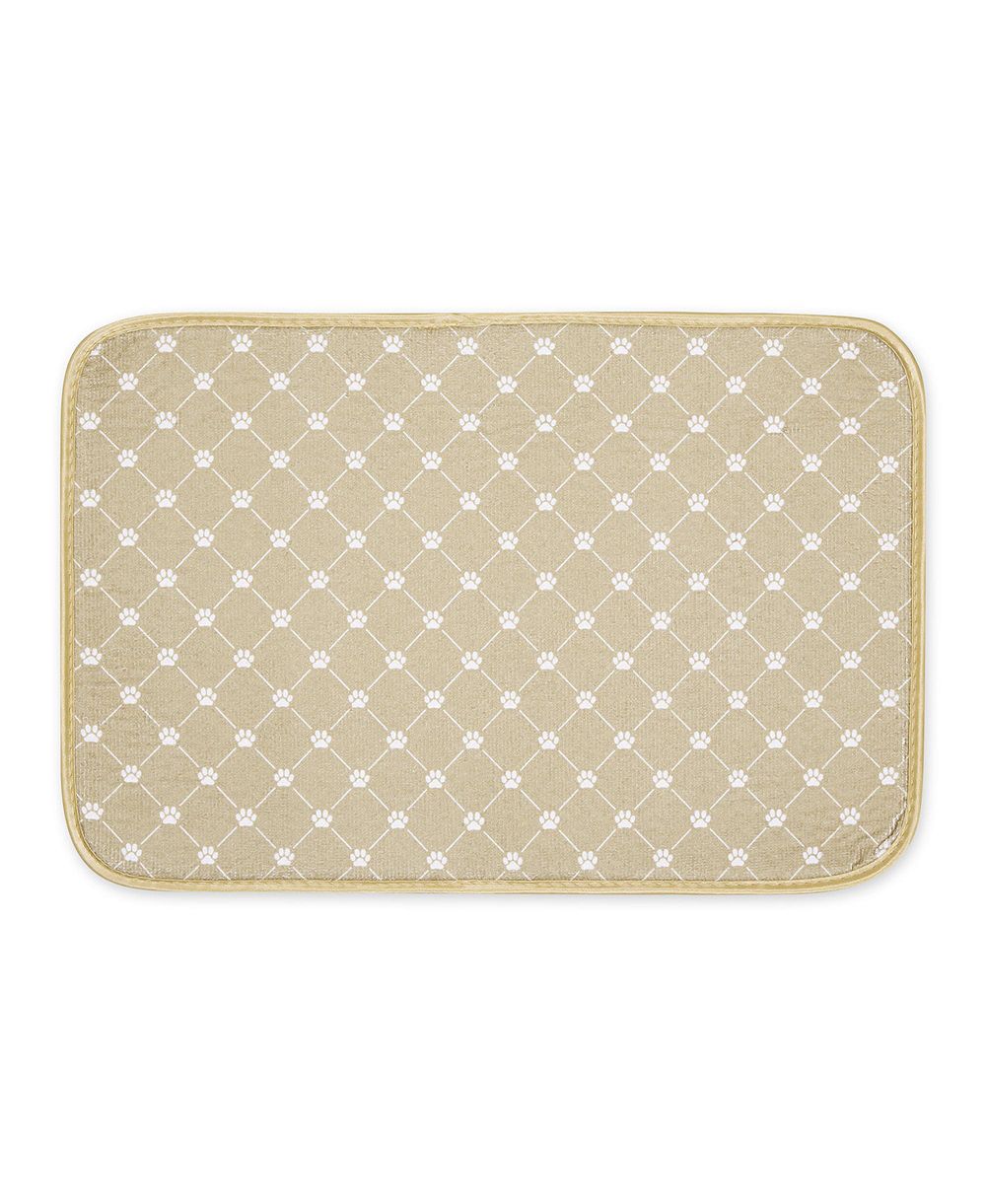 Bone Dry Trellis Print Pet Mat
