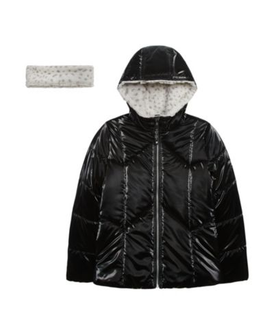Детская куртка Jessica Simpson Toddler Girls Reflective Shine Fashion Puffer