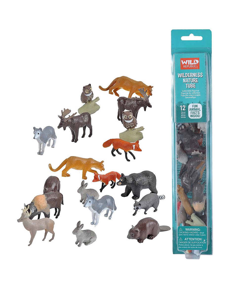 Фигурки из серии Wild Republic Nature Tube Wilderness, 12 шт