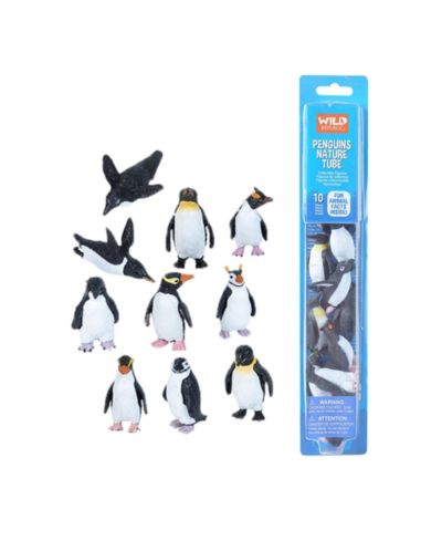 Wild Republic Фигурки пингвинов Nature Tube, 10 штук