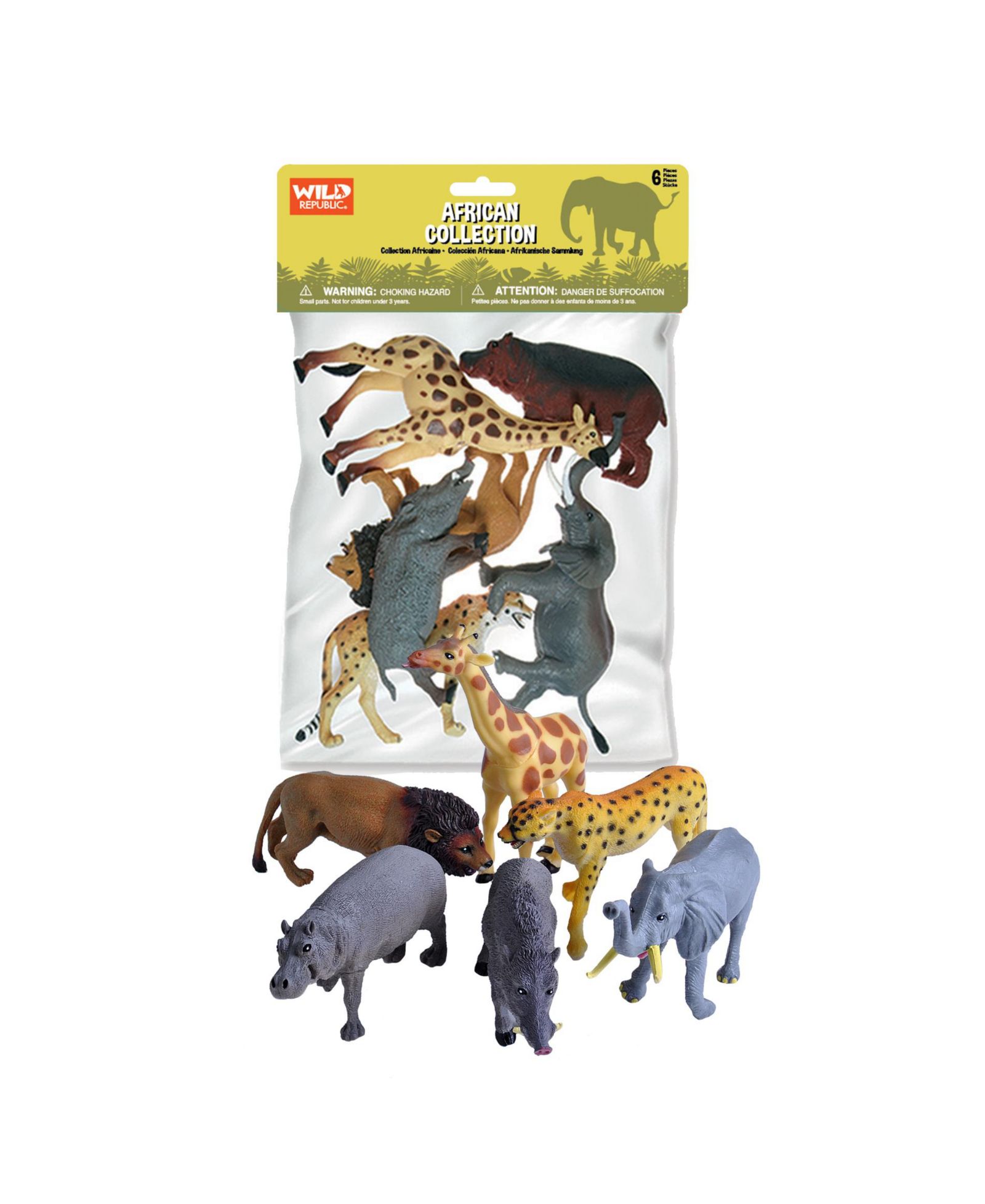 Фигурки животных Wild Republic Africa 6 Pieces