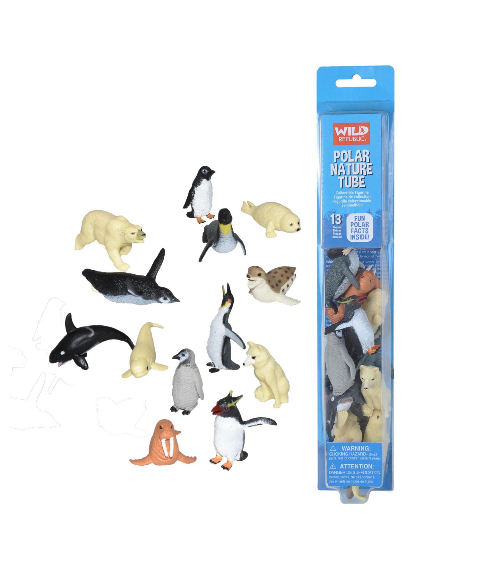 Wild Republic фигурки животных Nature Tube, 13 шт
