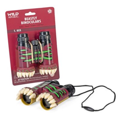 Wild Republic бинокли Beastly Binoculars, динозавр T-Rex, подарки для детей, товары для вечеринок, детская игрушка, отлично подходит для наблюдения за природой