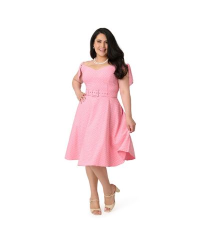 Женское бархатное платье в стиле Prairie Plus Size от Unique Vintage