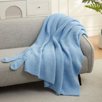 Cozy Potato - Coma Inducer Blanket with Socks - Calm Blue