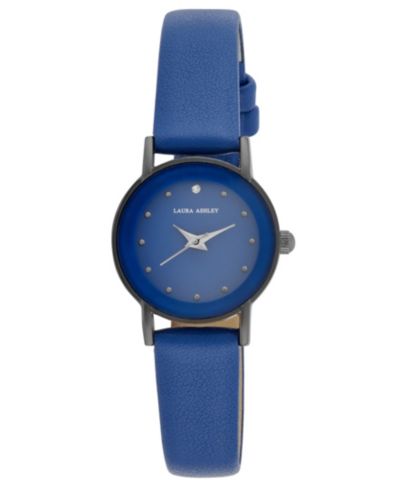 Женские наручные часы Laura Ashley Quartz Blue Leather, 24mm