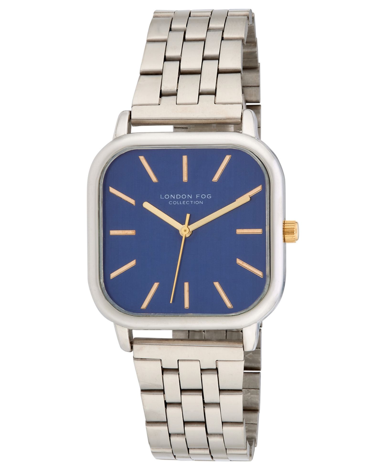 Часы London Fog Unisex Orchard Silver Link Alloy, 35mm