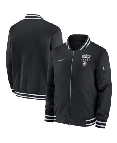 Мужская бомбер-куртка Nike Black Army Black Knights 2024 Rivalry Collection Full-Zip