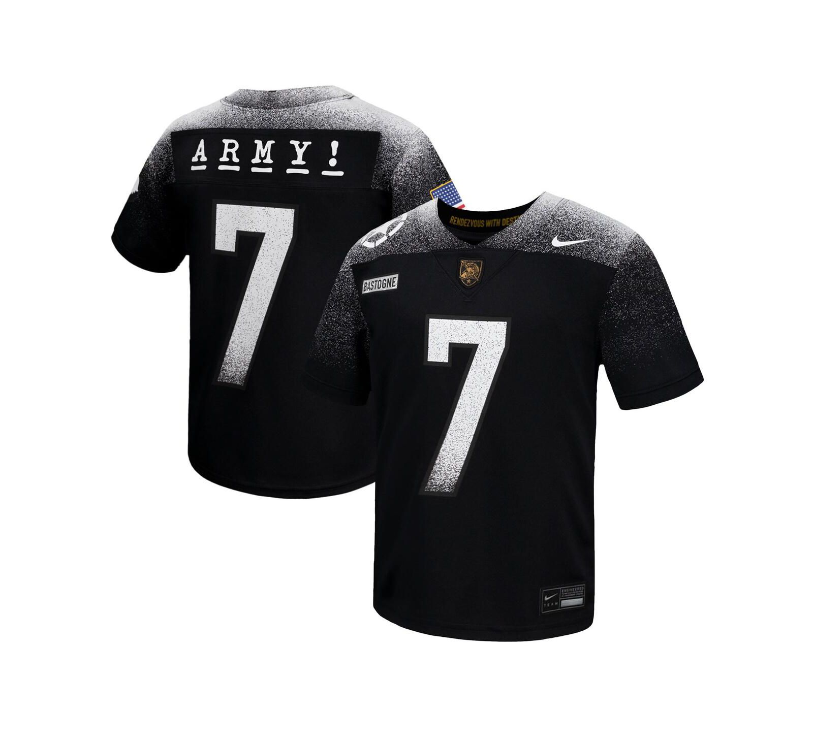 Nike Реплика джерси для мальчиков и девочек Black Army Black Knights 2024 Rivalry Collection
