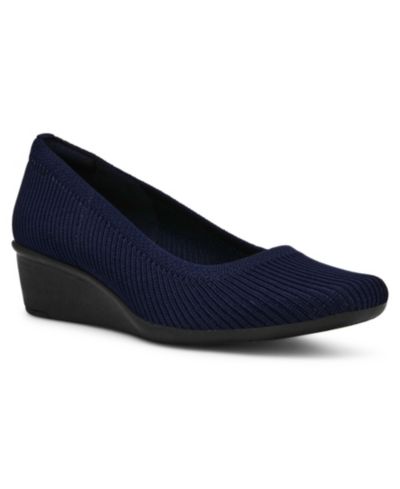 Женские трикотажные туфли на платформе Anne Klein Wisher Knit Wedge Pumps