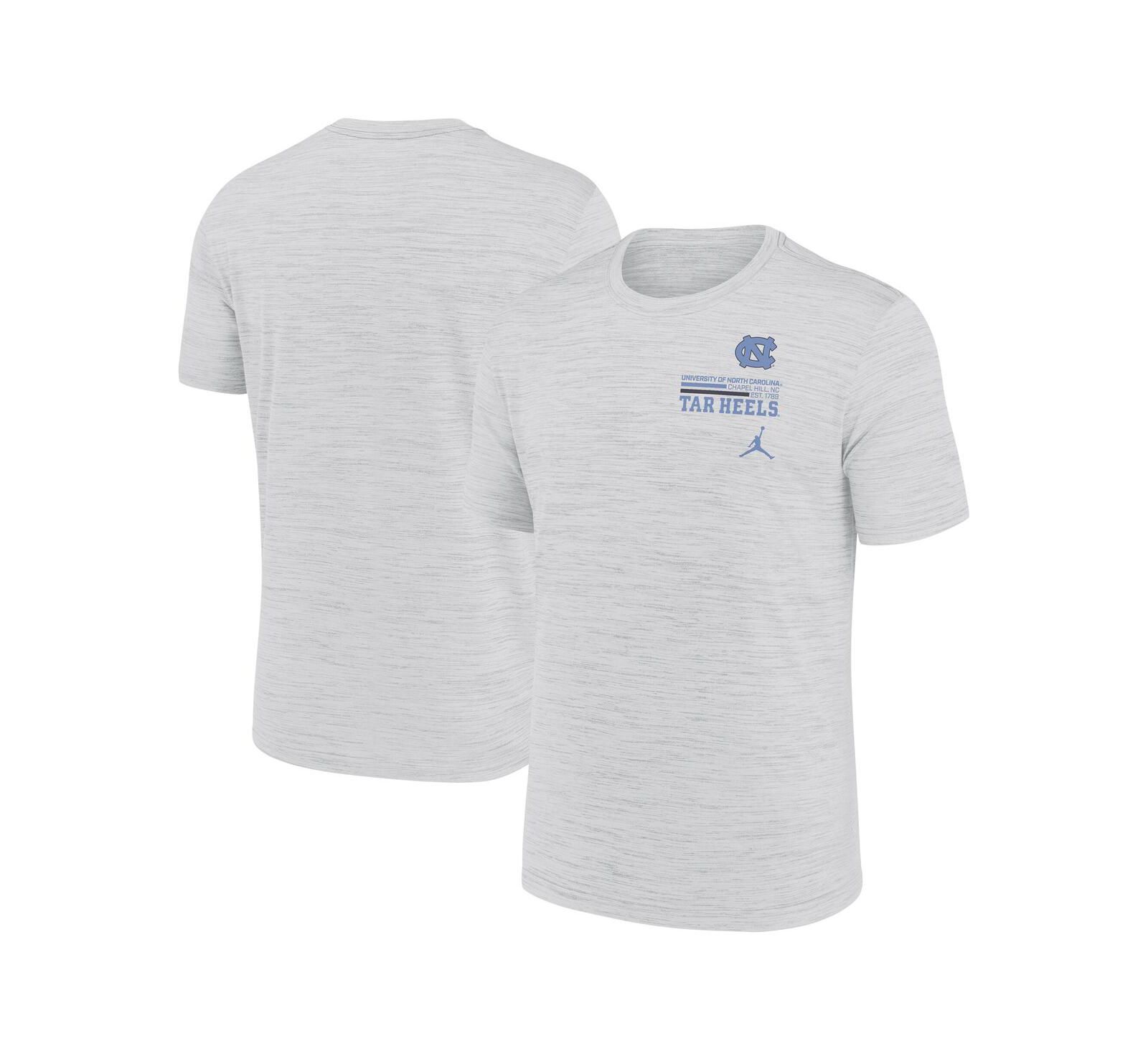 Мужская футболка Jordan North Carolina Tar Heels Velocity Stacked Dri-FIT