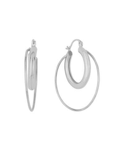 And Now This Серьги-кольца Double Row Hoop