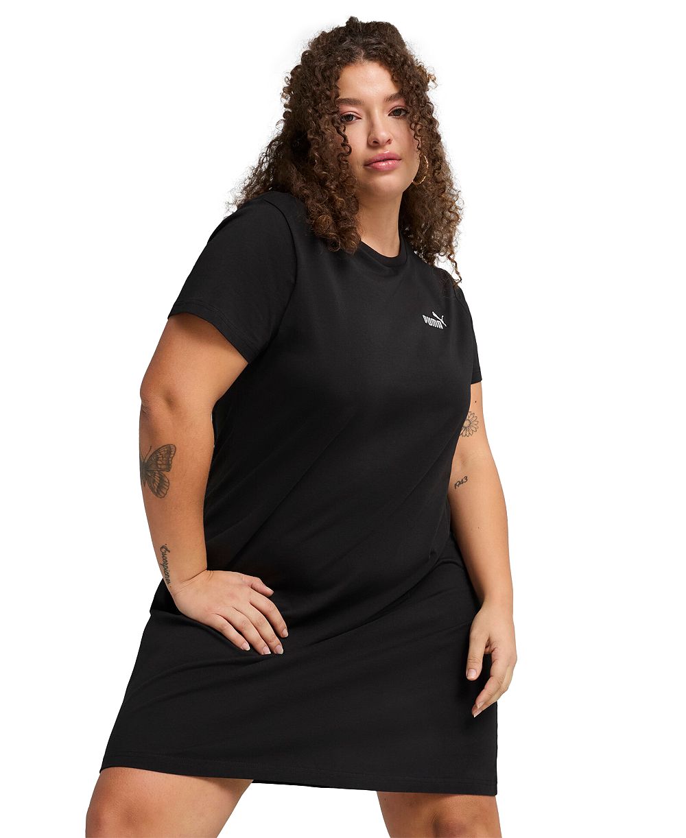 Женское облегающее платье Puma Essential с коротким рукавом