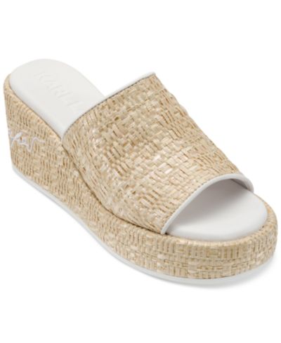 KARL LAGERFELD PARIS Женские сандалии-мюли Calvina Slide Wedge