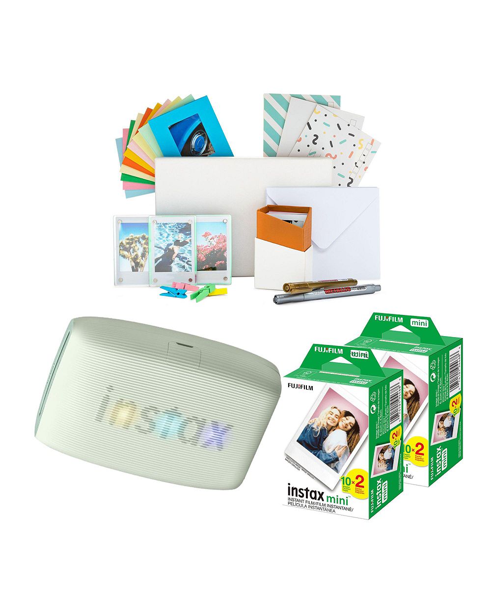 Fujifilm Instax Mini Link 3 компактный принтер для смартфона Sage Green Bundle