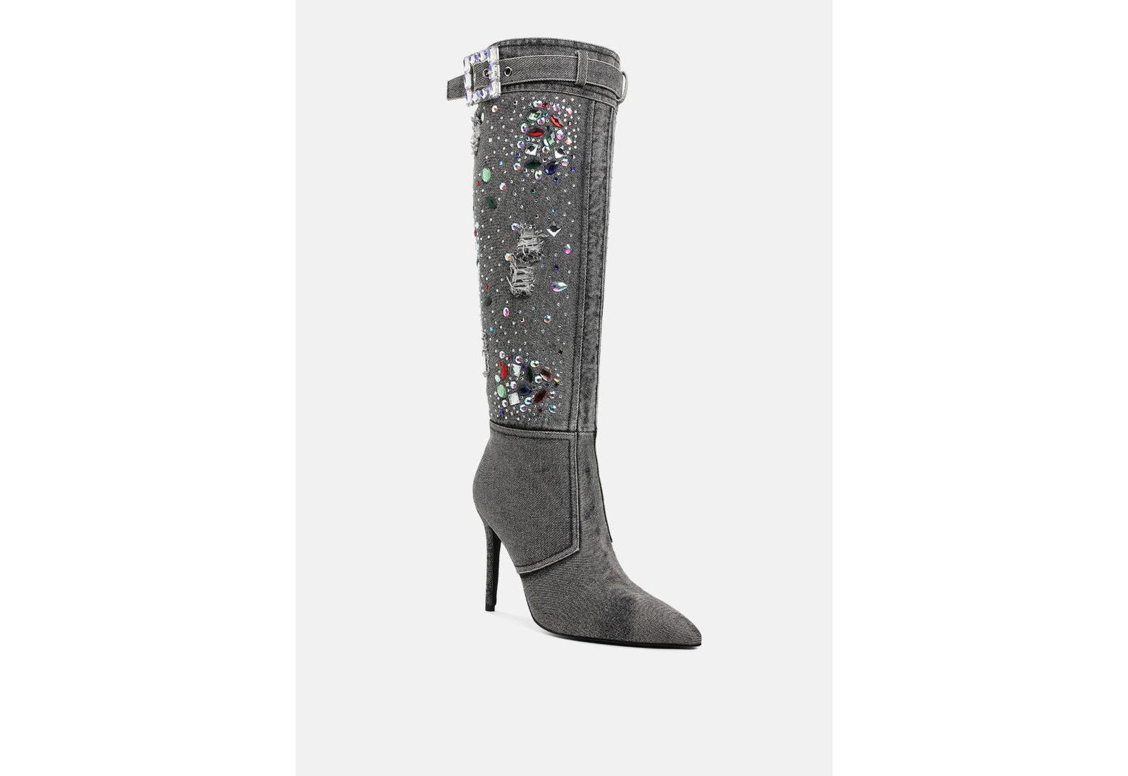 Ботильоны London Rag Women's Cornik Stones Denim