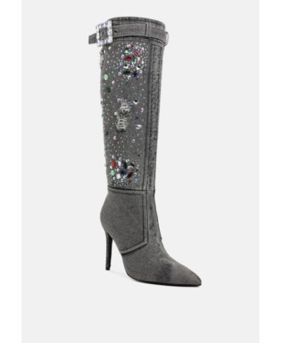 Ботильоны London Rag Women's Cornik Stones Denim