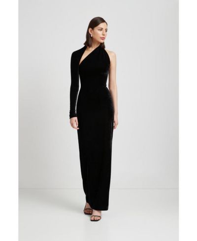 Женское вечернее платье Marcella Manhattan Velvet Slit