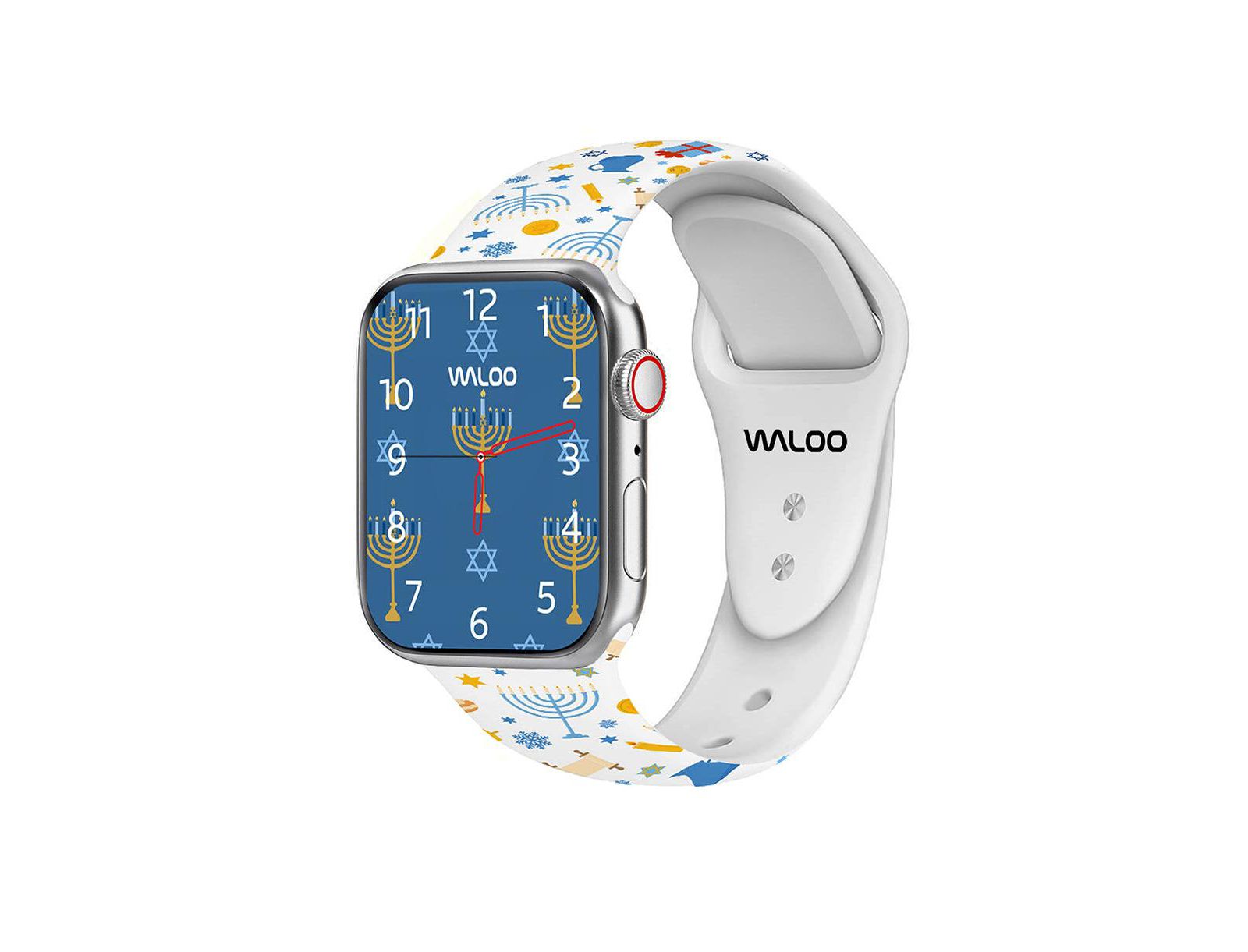 Waloo Силиконовый ремешок для Apple Watch в стиле Хануки