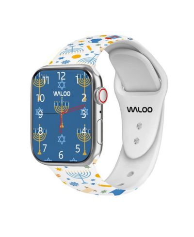 Waloo Hanukkah Inspired Silicone Band For Apple Watch