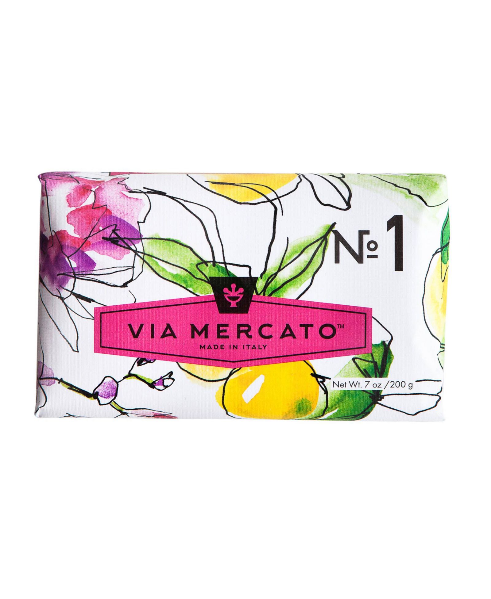 Французское кусковое мыло Via Mercato Wrapped 200g