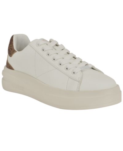 Кроссовки GUESS Women's Elbina с контрастной шнуровкой на каблуке