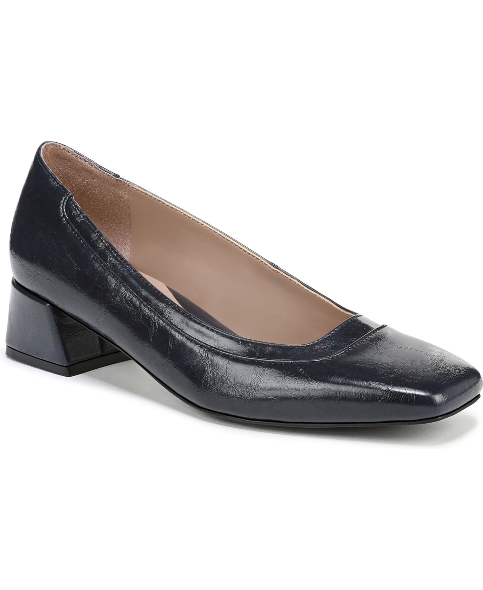 Naturalizer Women's Huntley Square Toe Block Heel Pumps