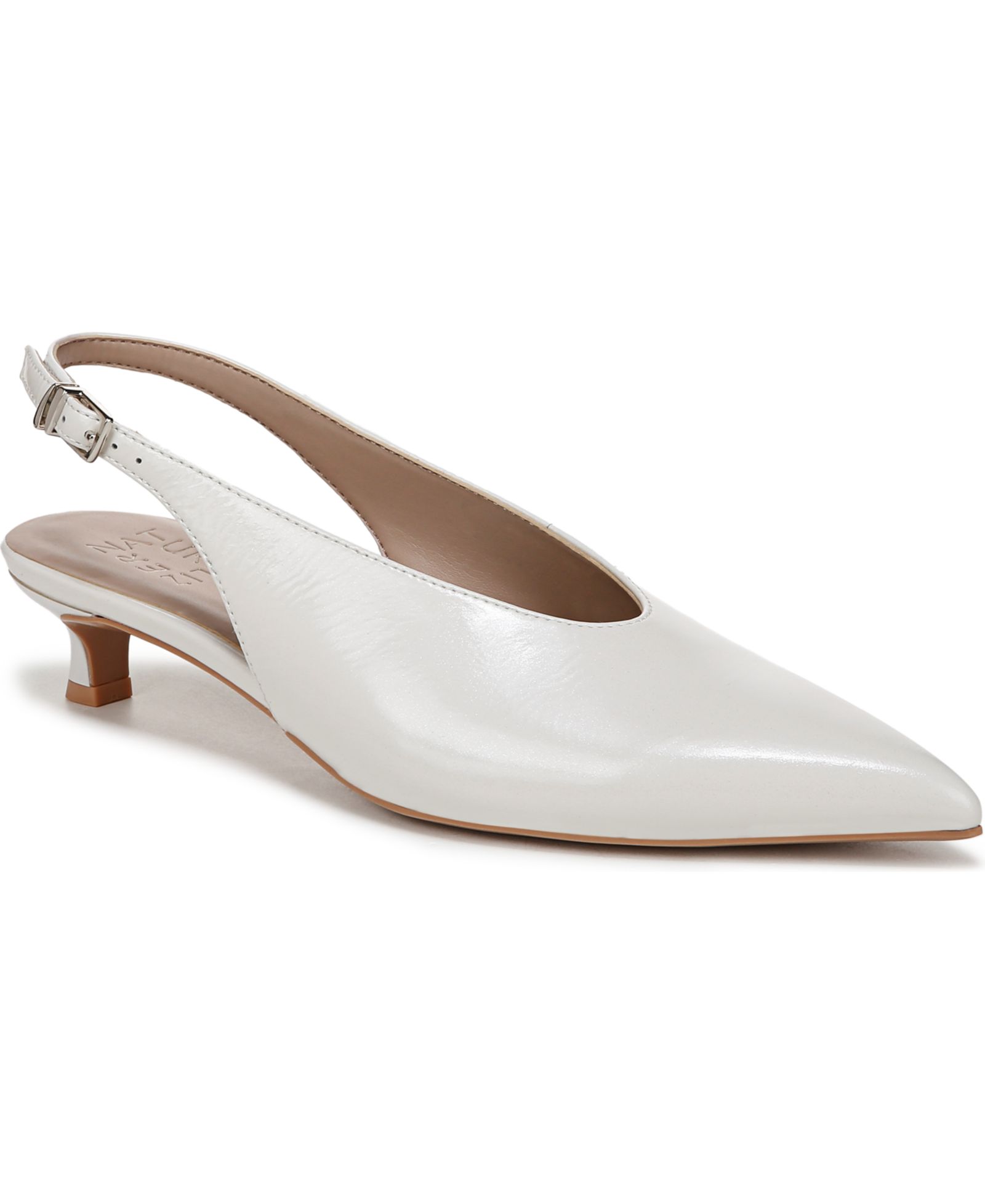 Женские туфли-лодочки Naturalizer Nicolette Pointed Toe Kitten Heel Slingback