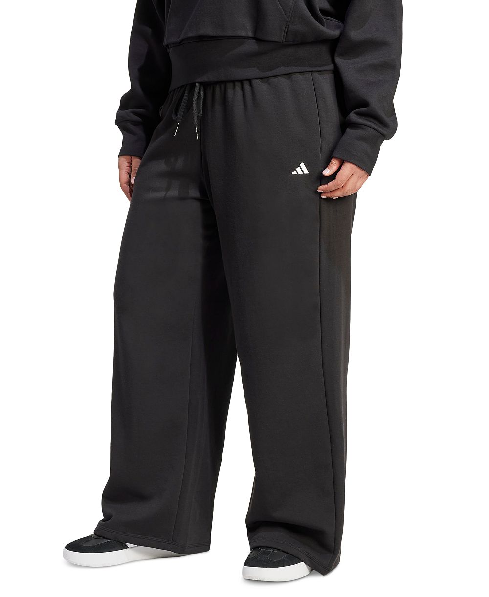 adidas Plus Size Essentials Fleece Mid-Rise Sweatpants