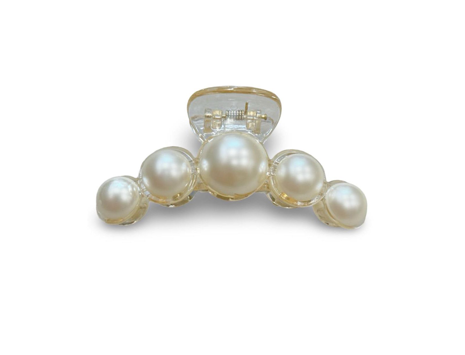Dots Clip - Pearl White