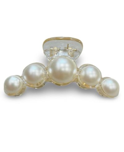 Dots Clip - Pearl White