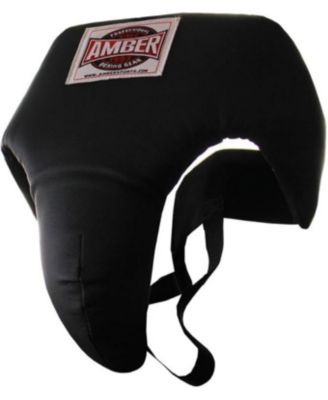 Amber Sports Deluxe Boxing MMA Groin Abdominal Protector - Comfortable Ultimate Protection for Contact Sports - Perfect for Gym & Workout Use (Large)