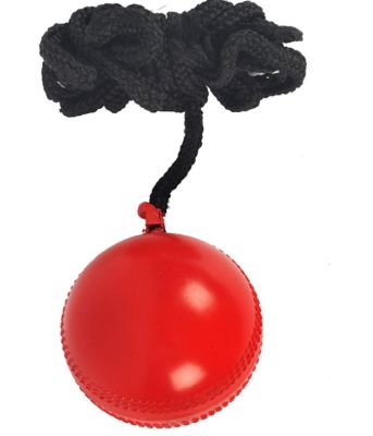 Крикетный мяч Amber Sports SG Synthetic I Ball с веревкой для тренировок