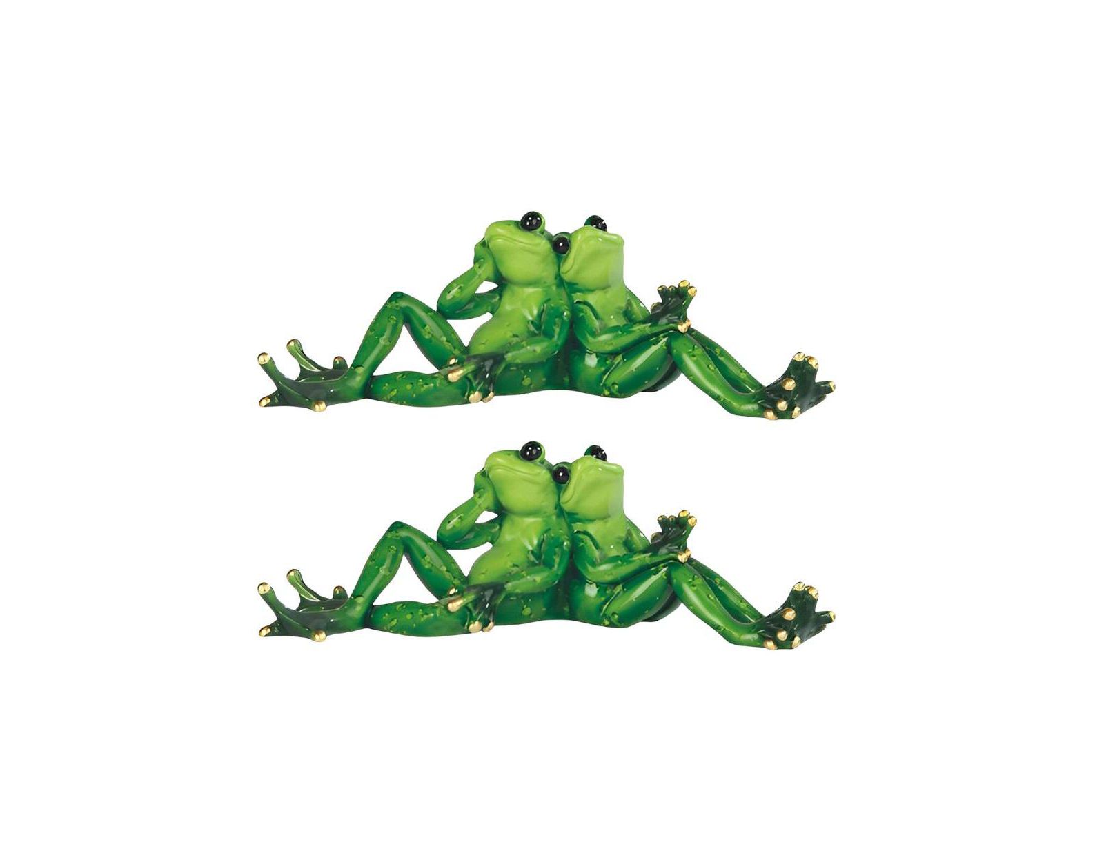 Декоративная статуэтка FC Design Happy Frog Couple, набор из 2 шт., украшение для дома и офиса