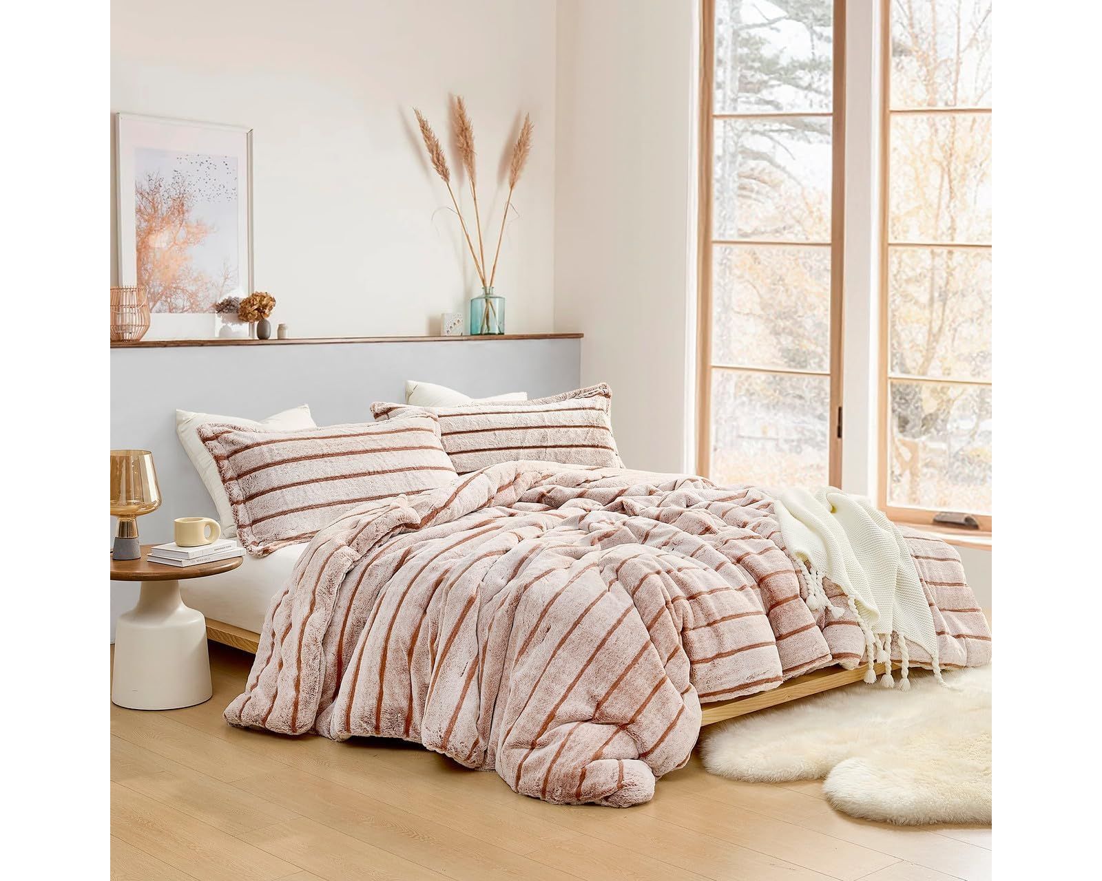 Jelly Rolls Chunky Bunny - Coma Inducer Oversized Comforter Set - Rum Raisin,King