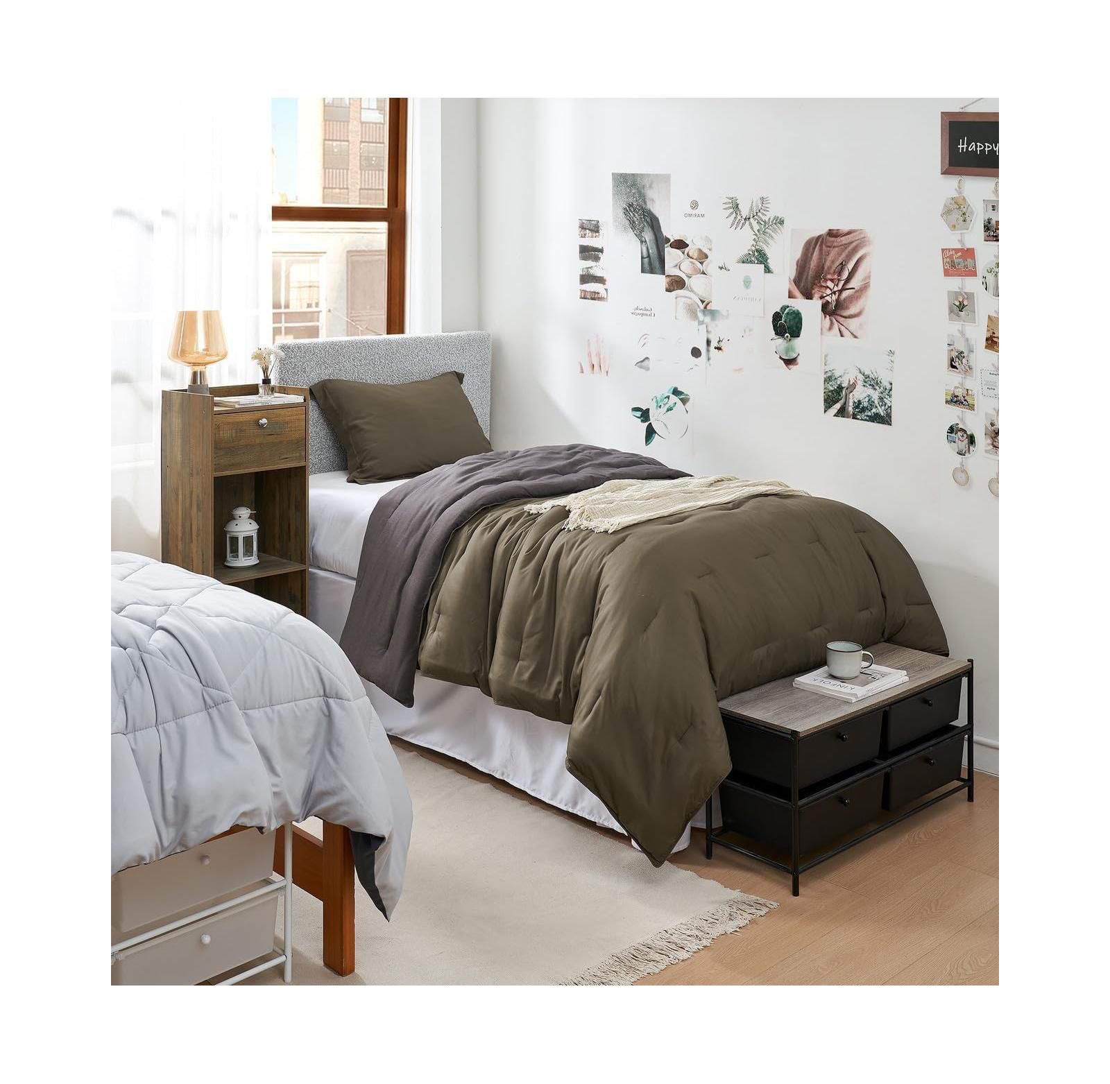 Coma Inducer Ice Panda Oversized Cooling Comforter Set - Chocolate Chip & Fudge
