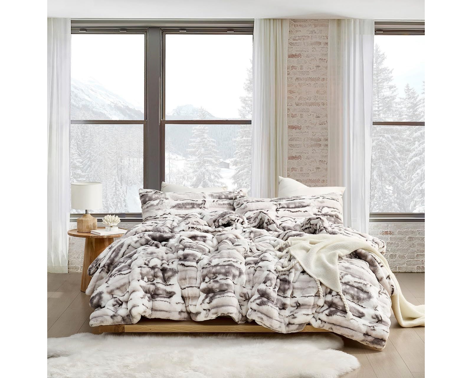 Комплект одеяла Jelly Rolls Chunky Bunny - Coma Inducer Oversized, серый