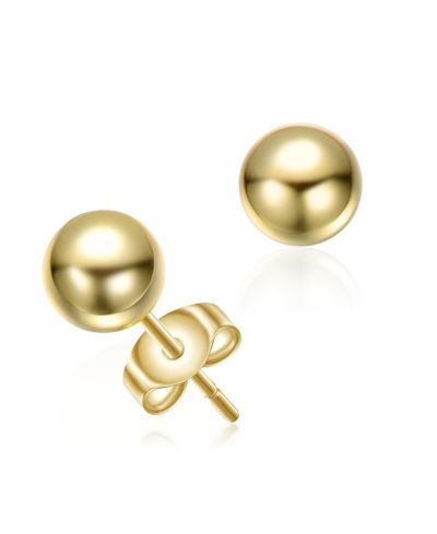 Серьги-гвоздики GiGiGirl 14k Gold Plated Round Ball
