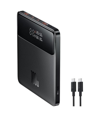 Внешний аккумулятор Baseus для ноутбука, 20000mAh 100W, черный